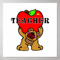 Teacher Apple Bear