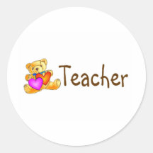 Teacher Bear Sticker