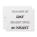 TEACHER BY DAY invitations