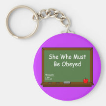 Teacher Chalkboard Keychain