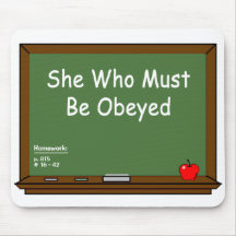 Teacher Chalkboard Mousepad