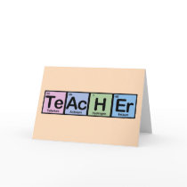 Teacher made of Elements