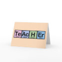 Teacher made of Elements cards