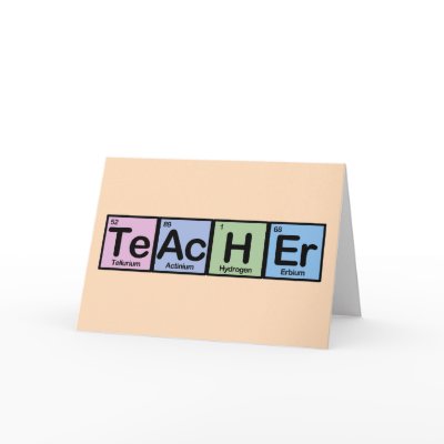 Teacher made of Elements Cards by MadeOfElements