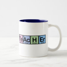Teacher made of Elements Coffee Mug
