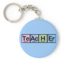 Teacher made of Elements keychains