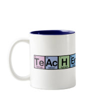 Teacher made of Elements Coffee Mug
