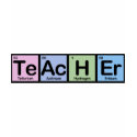 Teacher made of Elements t-shirts
