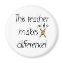 Teacher Makes a Difference magnets