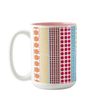 Teacher Mug Green Apple Multicolored Polka Dots