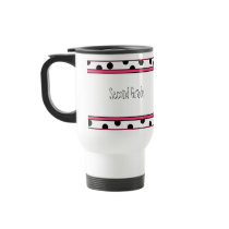 Teacher Mug - Polka Dot Apple Travel Mug