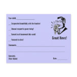 Teacher Note - Blue postcards