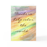 Teacher Note Card