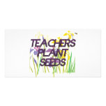 TEACHER PLANT SEEDS photo cards