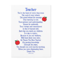 Teacher Post Card