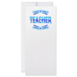 TEACHER RACK CARD TEMPLATE