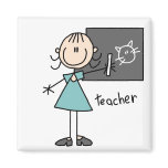 Teacher Stick Figure Magnet