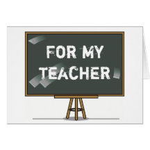 Teacher Thank You Card