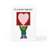teacher valentine card