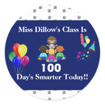 Teacher's 100 Day's of School Stickers
