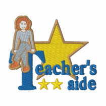 Teacher's Aide Embroidered Polo Shirt