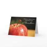 Teacher's Apple Card