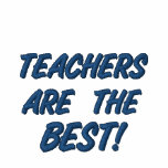 TEACHERS ARE THE BEST EMBROIDERED T SHIRT embroidered shirts