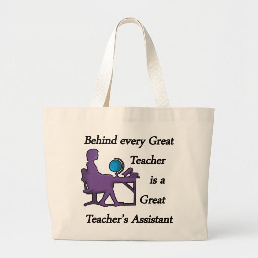 Teacher's Assistant Tote Bags