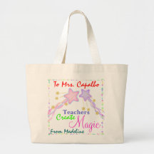 Teachers Create Magic by SRF Canvas Bag