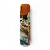 Teacher's Desk with Hurricane Lamp Skateboards