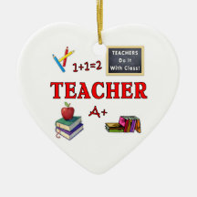 Teachers Do It With Class Christmas Ornament