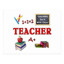 Teachers Do It With Class Post Card