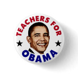 Teachers For Obama Button