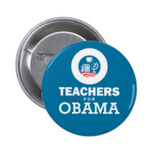 Teachers for Obama Pins