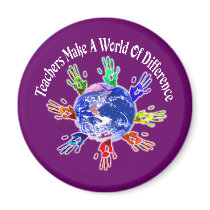 Teachers Make a World Magnets