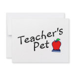 Teachers Pet Apple invitations