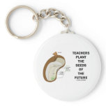 Teachers Plant The Seeds Of The Future (Bean Seed) keychains