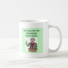 teachers & professors coffee mug