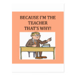 teachers & professors post card