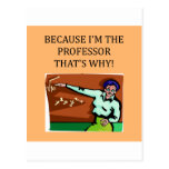 teachers & professors postcard