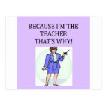 teachers & professors postcard