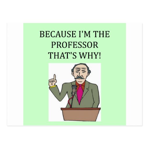 teachers & professors postcards
