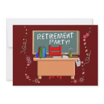 Teachers Retirement Party Invitations