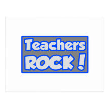 Teachers Rock! Post Card