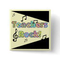 Teachers Rock Tshirts and Gifts buttons