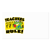 Teachers Rule! Business Card Template
