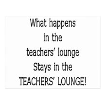 TEACHERSLOUNGE POST CARD