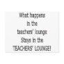 TEACHERSLOUNGE