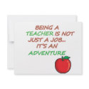 TEACHING ADVENTURE invitations