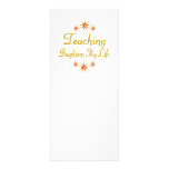Teaching Brightens My Life Personalized Rack Card